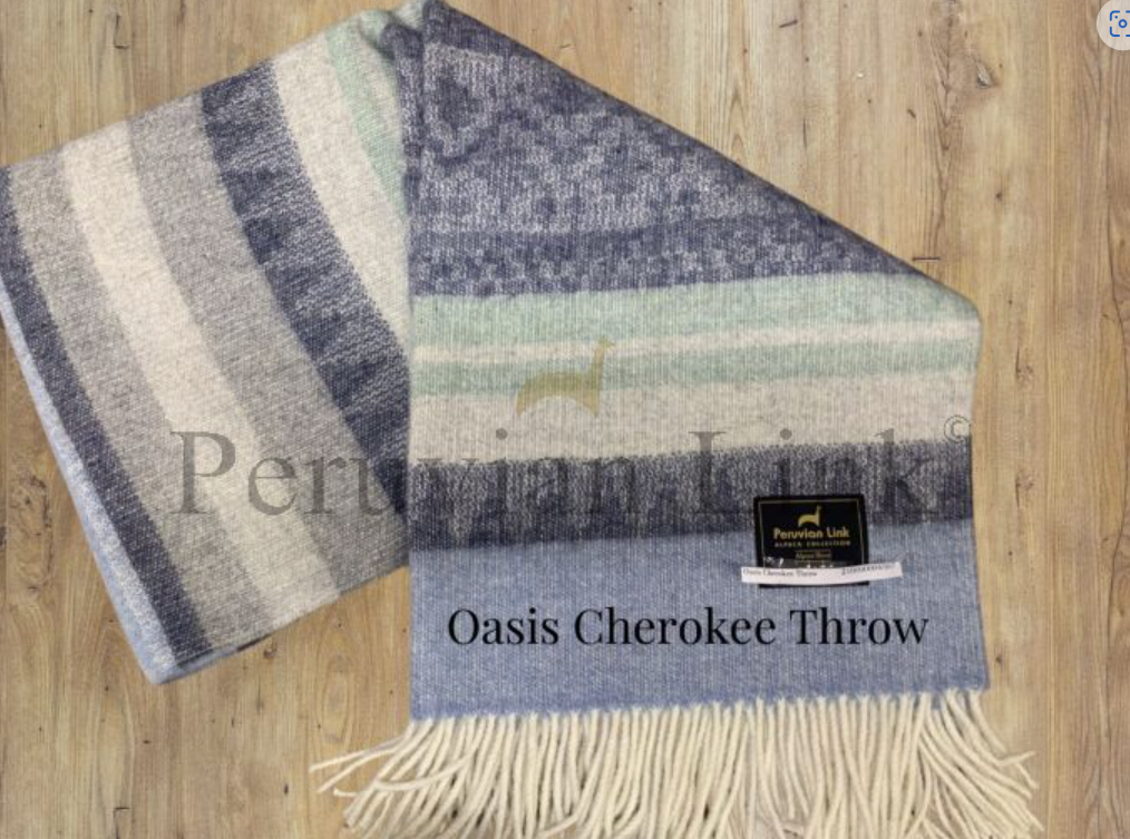 Cherokee Alpaca & Wool Throw Cherokee Alpaca & Wool Throw